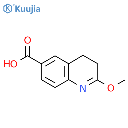 2-methoxy-3,4-dihydroquinoline-6-carboxylic acid structure