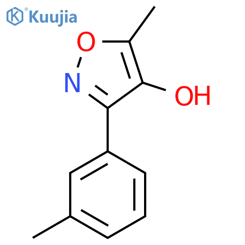 5-methyl-3-(3-methylphenyl)-1,2-oxazol-4-ol structure