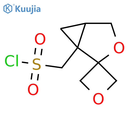 3-oxaspirobicyclo3.1.0hexane-2,3'-oxetane-1-ylmethanesulfonyl chloride structure