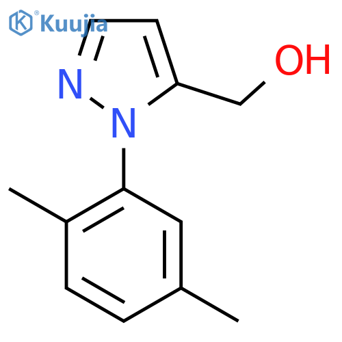 1-(2,5-dimethylphenyl)-1H-pyrazol-5-ylmethanol structure