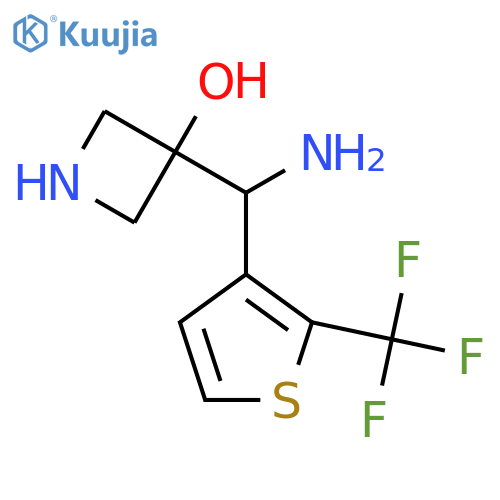3-{amino2-(trifluoromethyl)thiophen-3-ylmethyl}azetidin-3-ol structure