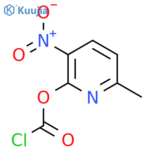 6-methyl-3-nitropyridin-2-yl chloroformate structure