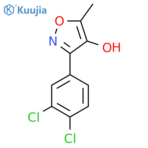 3-(3,4-dichlorophenyl)-5-methyl-1,2-oxazol-4-ol structure
