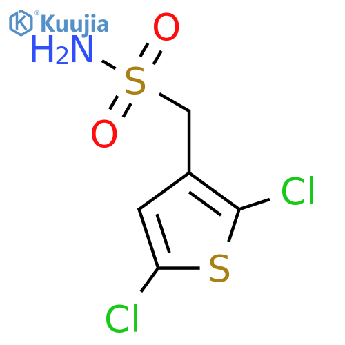 (2,5-dichlorothiophen-3-yl)methanesulfonamide structure