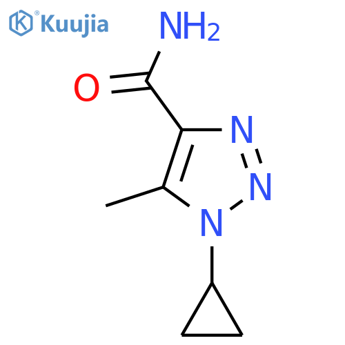 1-cyclopropyl-5-methyl-1H-1,2,3-triazole-4-carboxamide structure