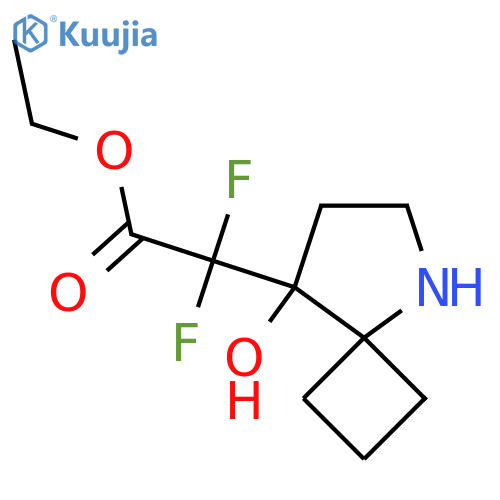 ethyl 2,2-difluoro-2-{8-hydroxy-5-azaspiro3.4octan-8-yl}acetate structure