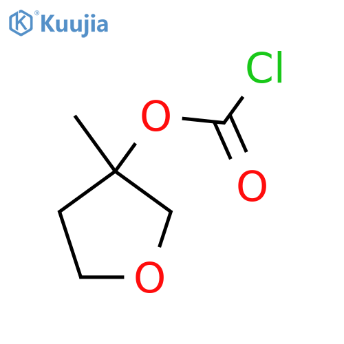 3-methyloxolan-3-yl chloroformate structure