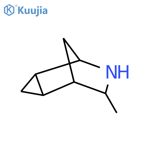 7-methyl-6-azatricyclo3.2.1.0,2,4octane structure