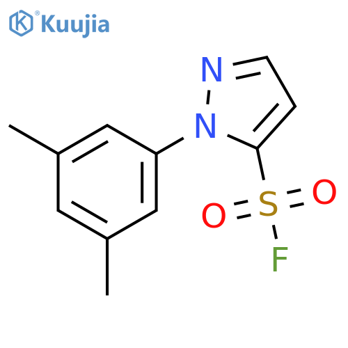 1-(3,5-dimethylphenyl)-1H-pyrazole-5-sulfonyl fluoride structure