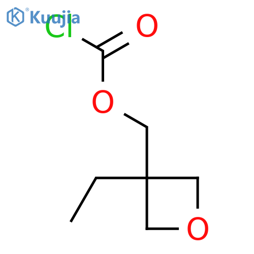 (3-ethyloxetan-3-yl)methyl chloroformate structure