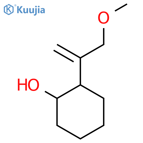2-(3-methoxyprop-1-en-2-yl)cyclohexan-1-ol structure