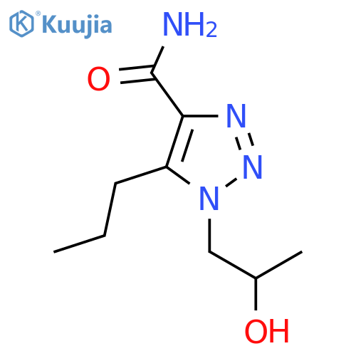 1-(2-hydroxypropyl)-5-propyl-1H-1,2,3-triazole-4-carboxamide structure