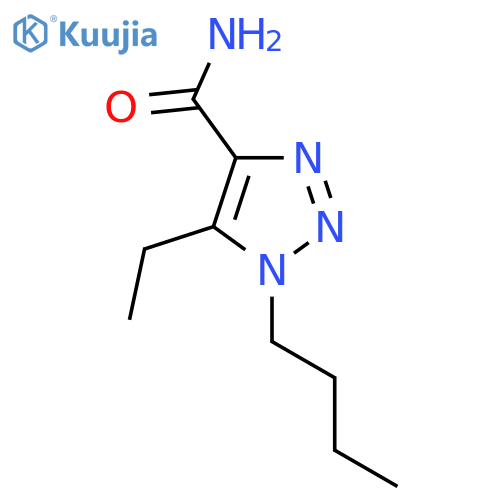 1-butyl-5-ethyl-1H-1,2,3-triazole-4-carboxamide structure