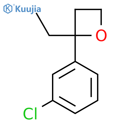 2-(3-chlorophenyl)-2-ethyloxetane structure
