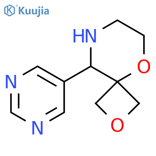 9-(pyrimidin-5-yl)-2,5-dioxa-8-azaspiro3.5nonane structure