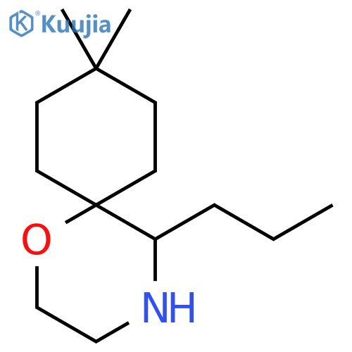 9,9-dimethyl-5-propyl-1-oxa-4-azaspiro5.5undecane structure