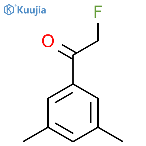 1-(3,5-dimethylphenyl)-2-fluoroethan-1-one structure