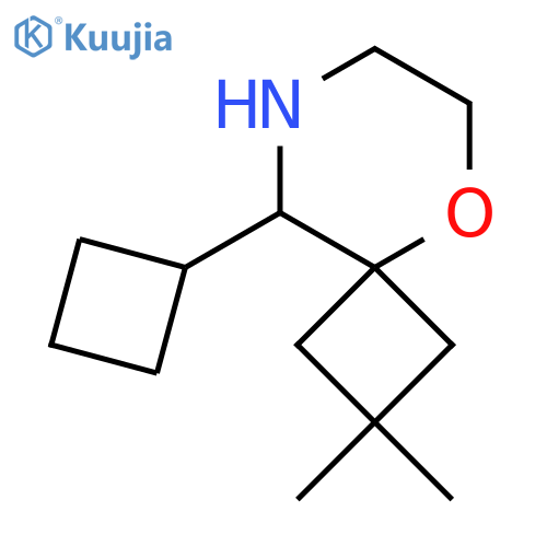 9-cyclobutyl-2,2-dimethyl-5-oxa-8-azaspiro3.5nonane structure