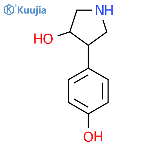 4-(4-hydroxyphenyl)pyrrolidin-3-ol structure