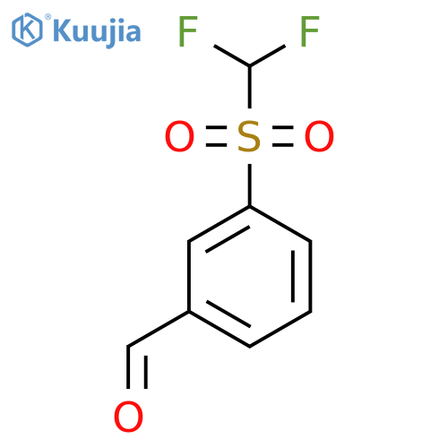 3-Difluoromethanesulfonylbenzaldehyde structure