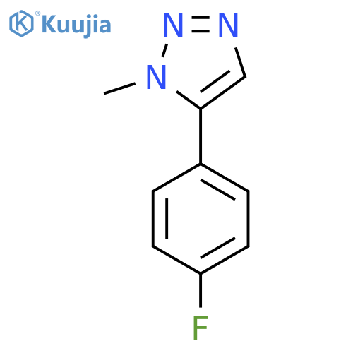 5-(4-fluorophenyl)-1-methyl-1H-1,2,3-triazole structure