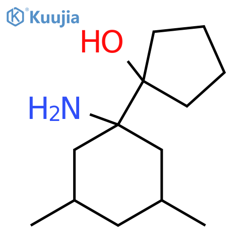 1-(1-amino-3,5-dimethylcyclohexyl)cyclopentan-1-ol structure