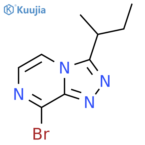 8-bromo-3-(butan-2-yl)-1,2,4triazolo4,3-apyrazine structure