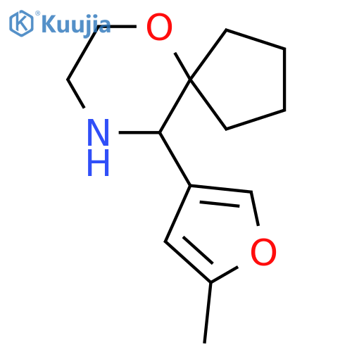10-(5-methylfuran-3-yl)-6-oxa-9-azaspiro4.5decane structure