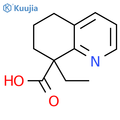 8-Ethyl-5,6,7,8-tetrahydroquinoline-8-carboxylic acid structure