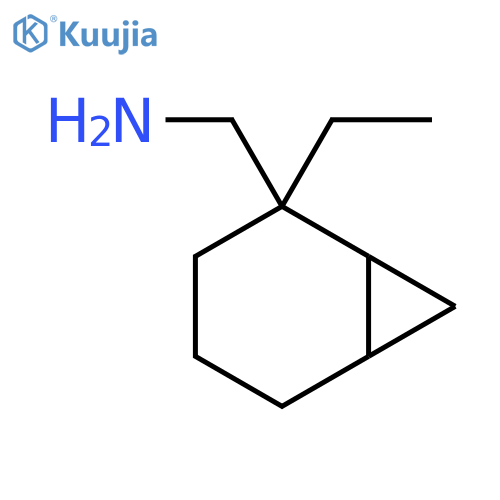 {2-ethylbicyclo4.1.0heptan-2-yl}methanamine structure