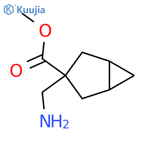 methyl 3-(aminomethyl)bicyclo3.1.0hexane-3-carboxylate structure