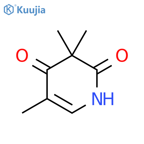 3,3,5-Trimethyl-1,2,3,4-tetrahydropyridine-2,4-dione structure