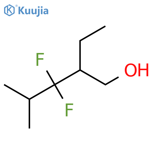 2-ethyl-3,3-difluoro-4-methylpentan-1-ol structure