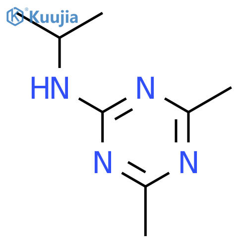 4,6-dimethyl-N-(propan-2-yl)-1,3,5-triazin-2-amine structure