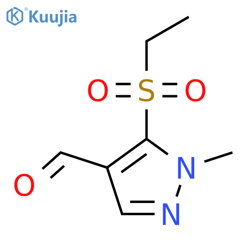 5-(ethanesulfonyl)-1-methyl-1H-pyrazole-4-carbaldehyde structure