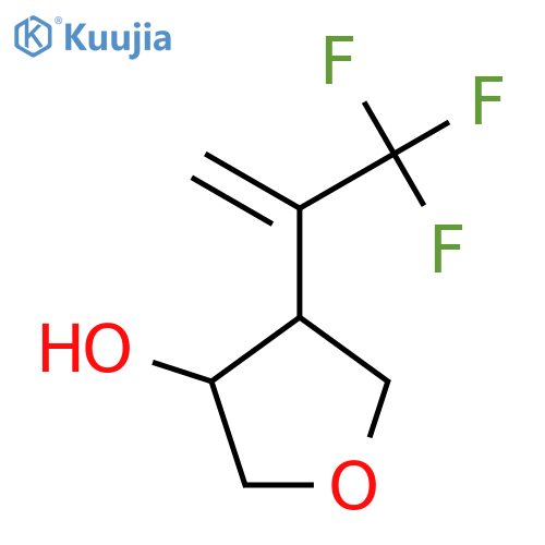 4-(3,3,3-trifluoroprop-1-en-2-yl)oxolan-3-ol structure