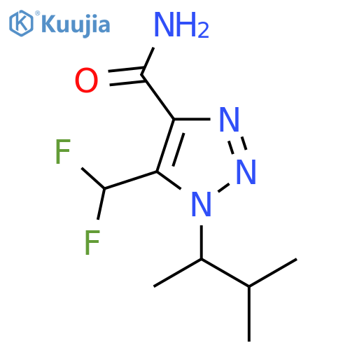 5-(difluoromethyl)-1-(3-methylbutan-2-yl)-1H-1,2,3-triazole-4-carboxamide structure