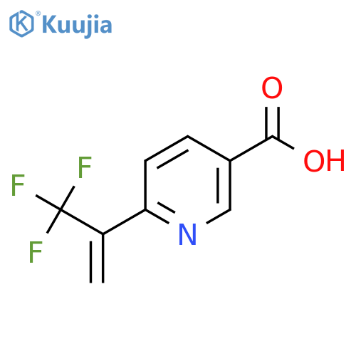 6-(3,3,3-trifluoroprop-1-en-2-yl)pyridine-3-carboxylic acid structure