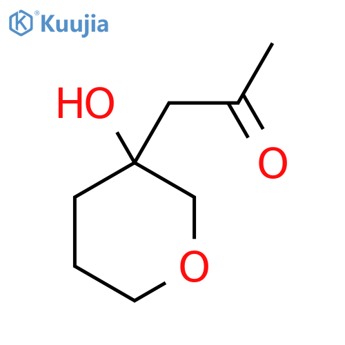 1-(3-Hydroxyoxan-3-yl)propan-2-one structure