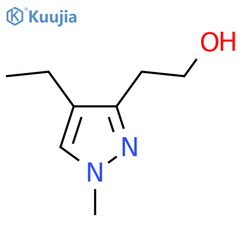 2-(4-ethyl-1-methyl-1H-pyrazol-3-yl)ethan-1-ol structure