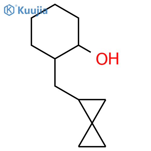 2-({spiro2.2pentan-1-yl}methyl)cyclohexan-1-ol structure