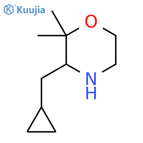 3-(Cyclopropylmethyl)-2,2-dimethylmorpholine structure