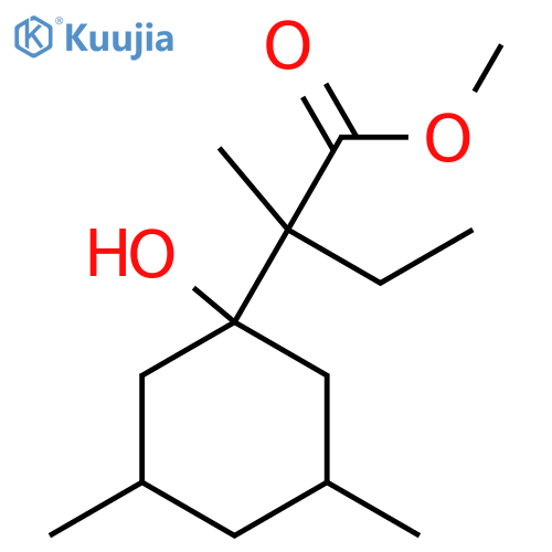 Methyl 2-(1-hydroxy-3,5-dimethylcyclohexyl)-2-methylbutanoate structure