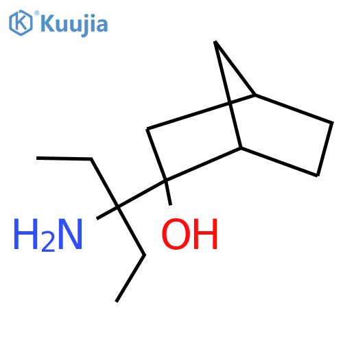 2-(3-aminopentan-3-yl)bicyclo2.2.1heptan-2-ol structure