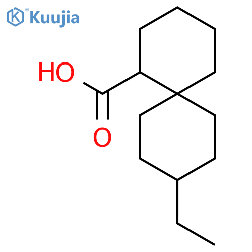 9-ethylspiro5.5undecane-1-carboxylic acid structure