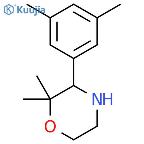 3-(3,5-Dimethylphenyl)-2,2-dimethylmorpholine structure