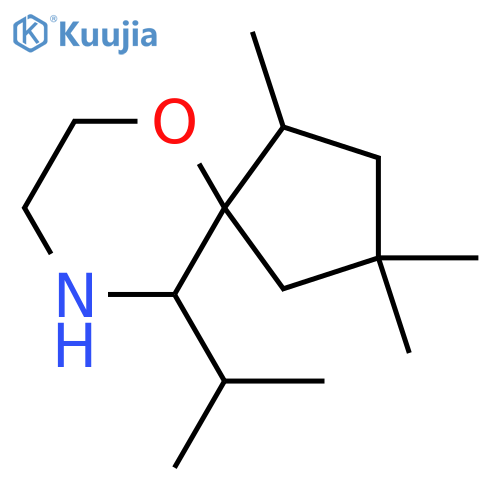 1,3,3-trimethyl-10-(propan-2-yl)-6-oxa-9-azaspiro4.5decane structure