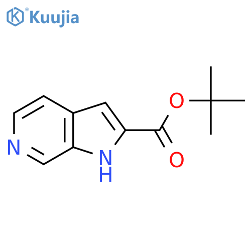 tert-butyl 1H-pyrrolo2,3-cpyridine-2-carboxylate structure