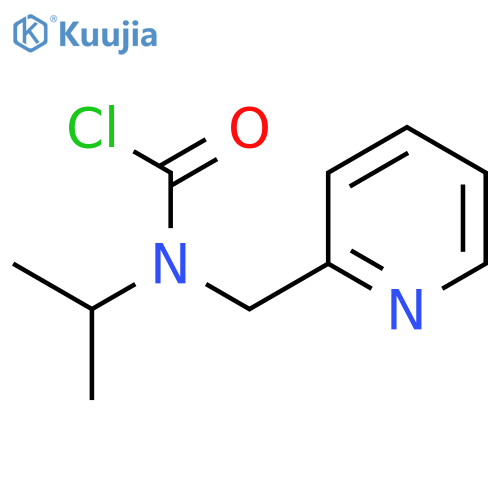 N-(propan-2-yl)-N-(pyridin-2-ylmethyl)carbamoyl chloride structure