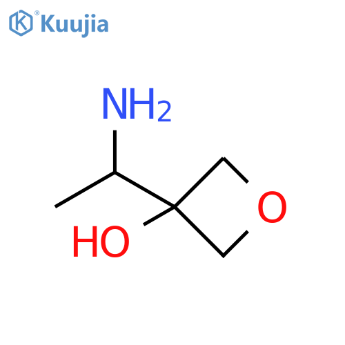 3-(1-aminoethyl)oxetan-3-ol structure